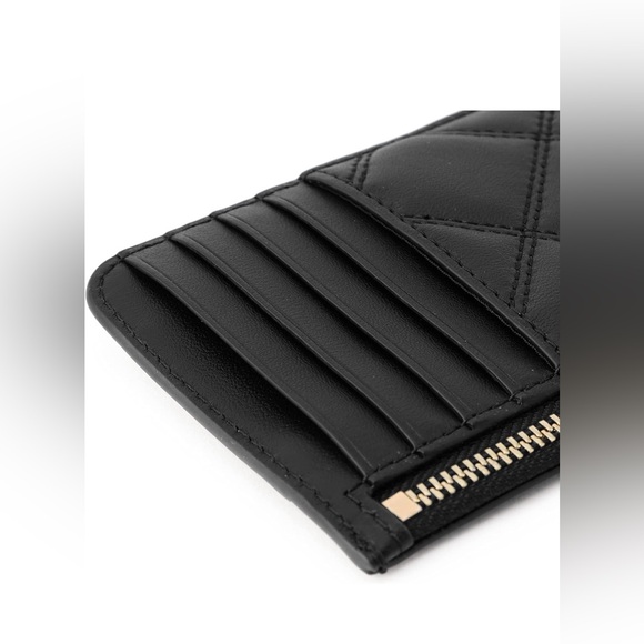 NWT Authentic luxury preppy Tory Burch Rare Black Savannah Card Case - Picture 6 of 17